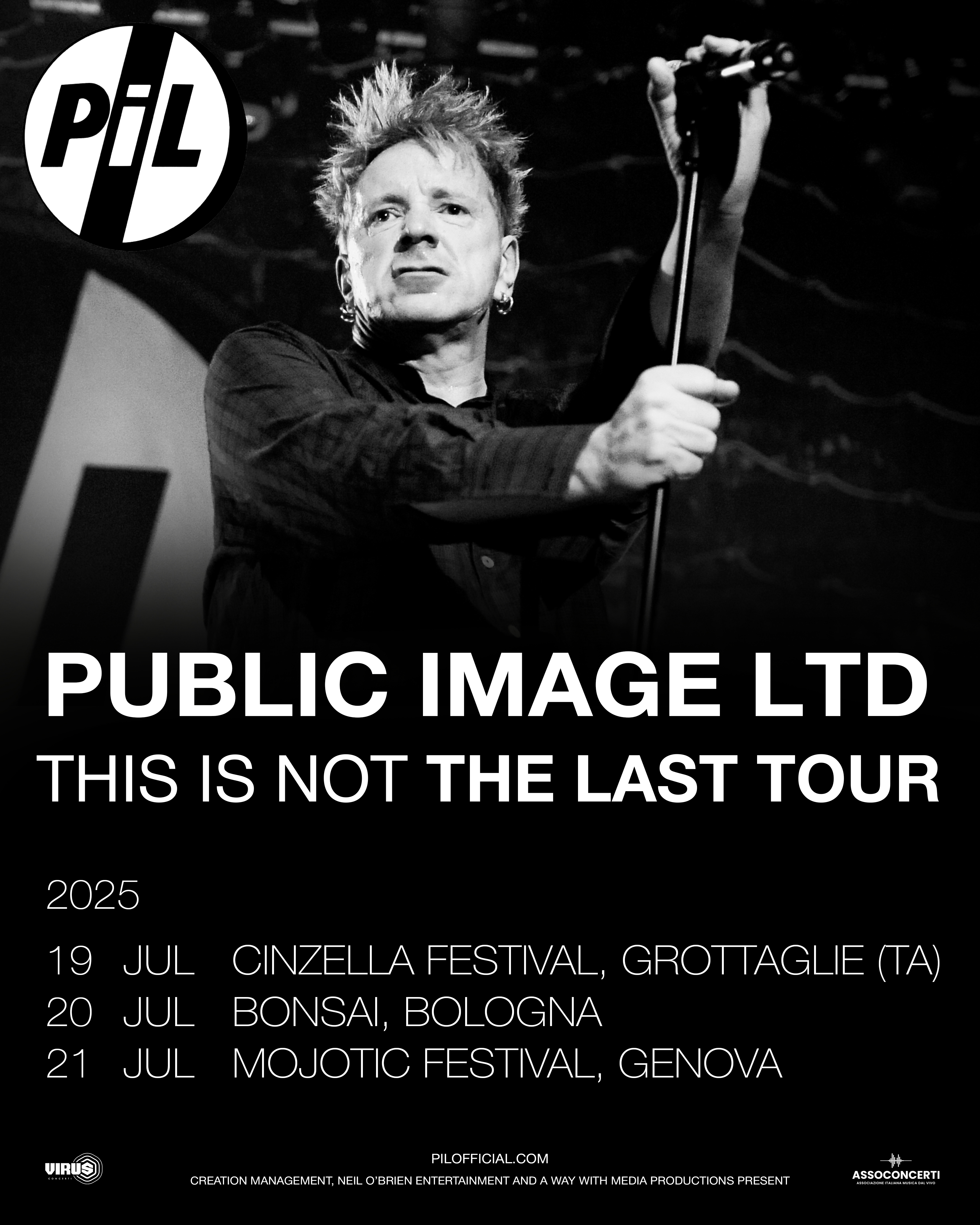 PiL Italy Tour 2025